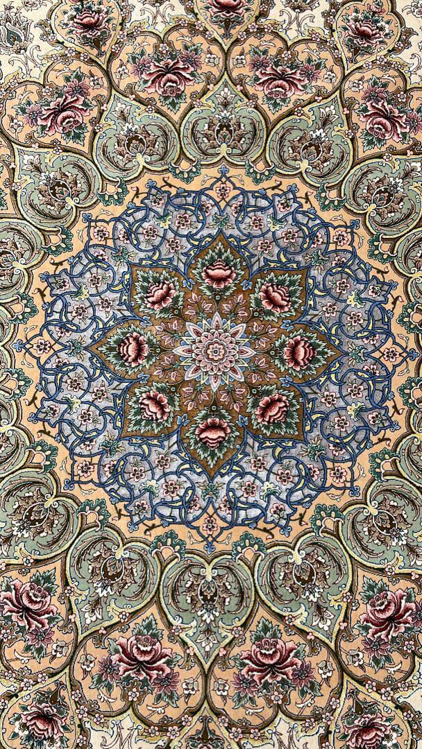 "19.7x13.1 ft Persian rug with luxurious texture, ideal for large living rooms and formal spaces."

