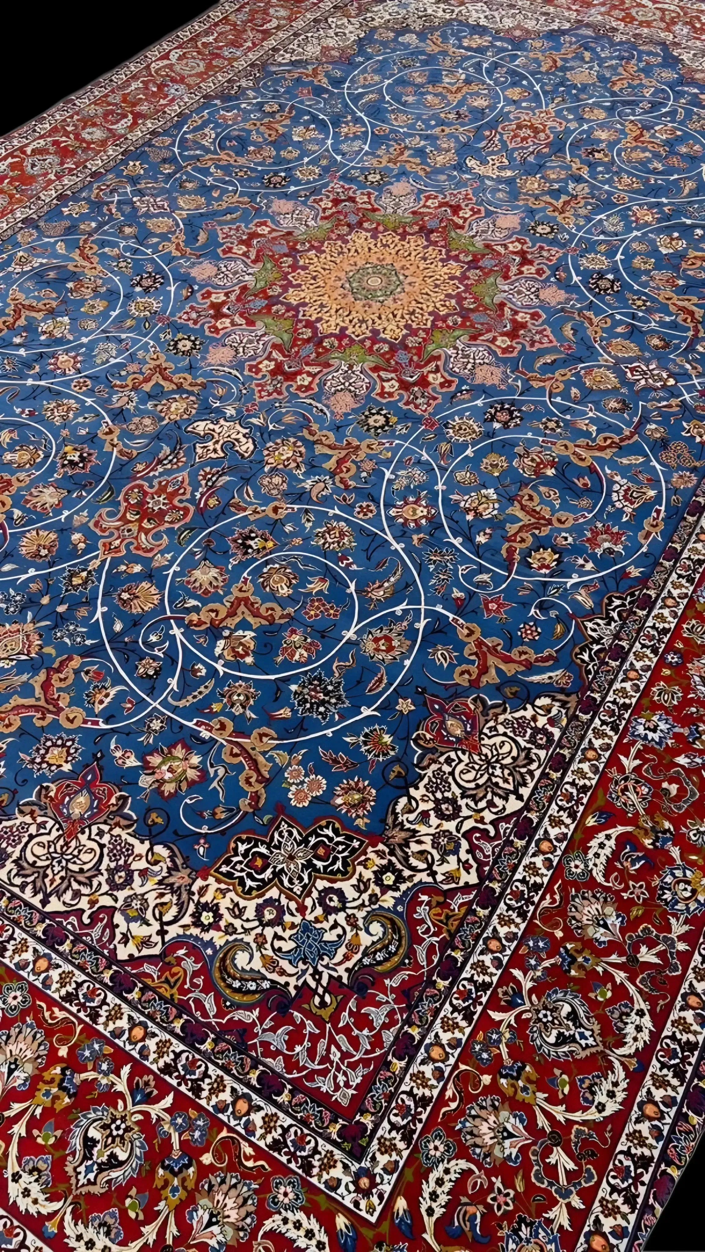 Seirafian Red And Blue Rug