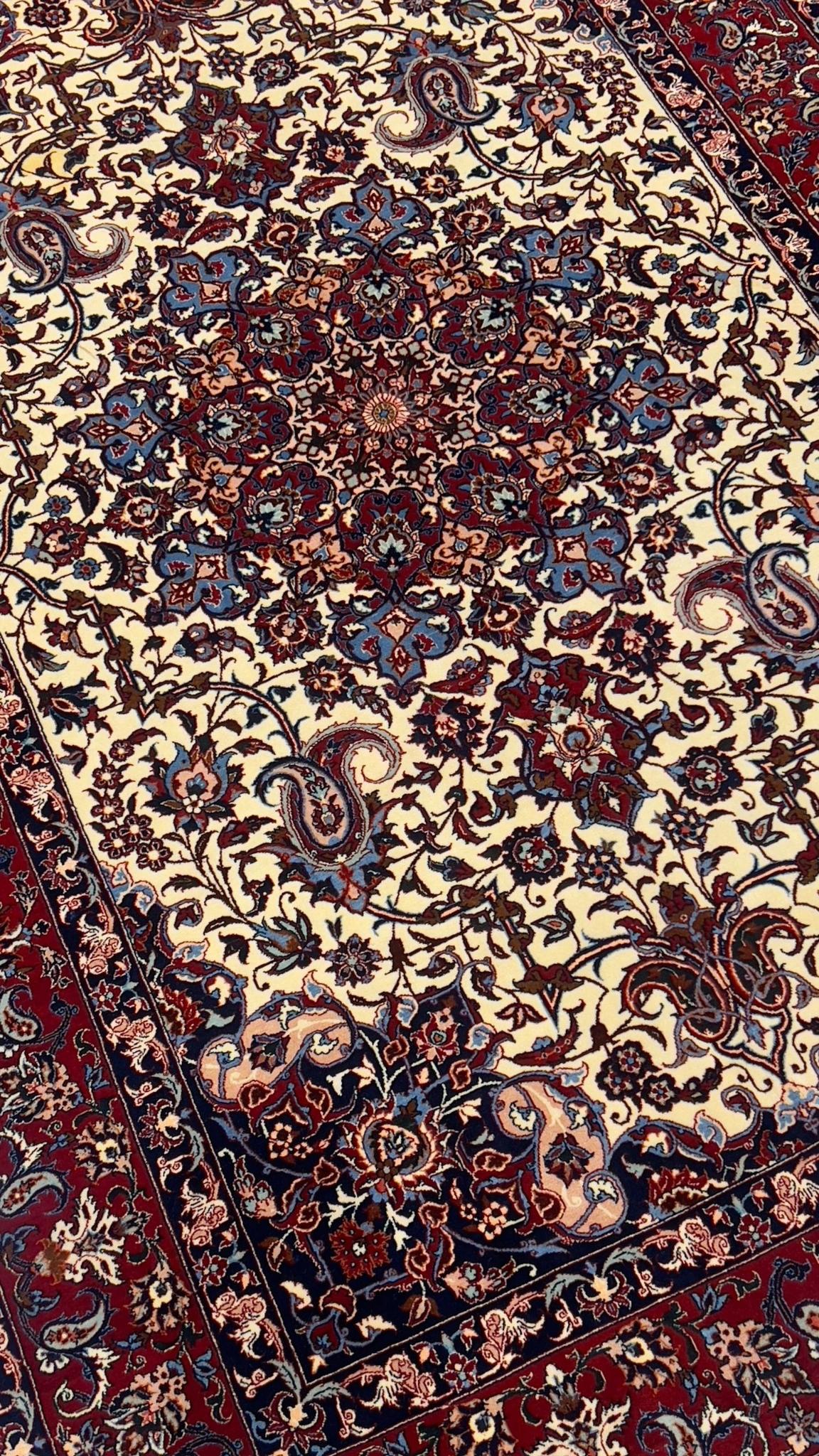 Seirafian rug showcasing timeless elegance and superior craftsmanship.
