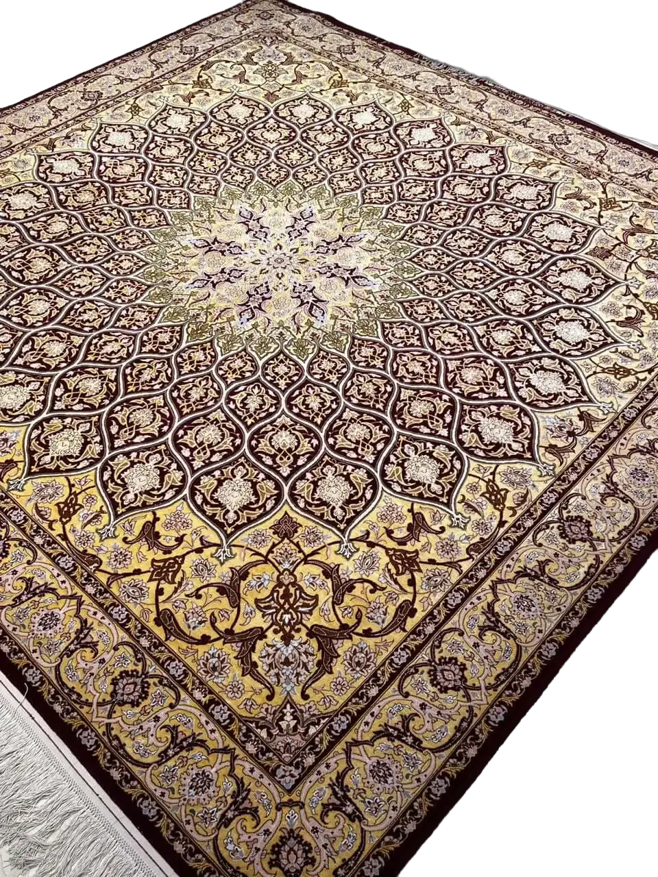 Elegant Golden Dome Rug by Karbasi Zadeh featuring traditional design elements