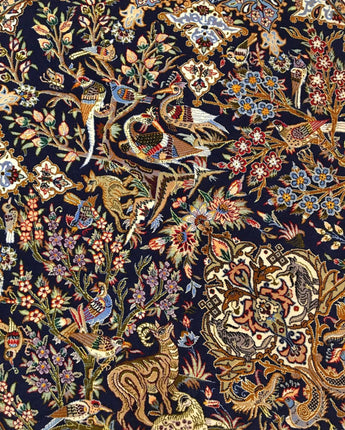 Here is a detailed description of the 220x150 cm Esfahan Persian rug by Mansurie: