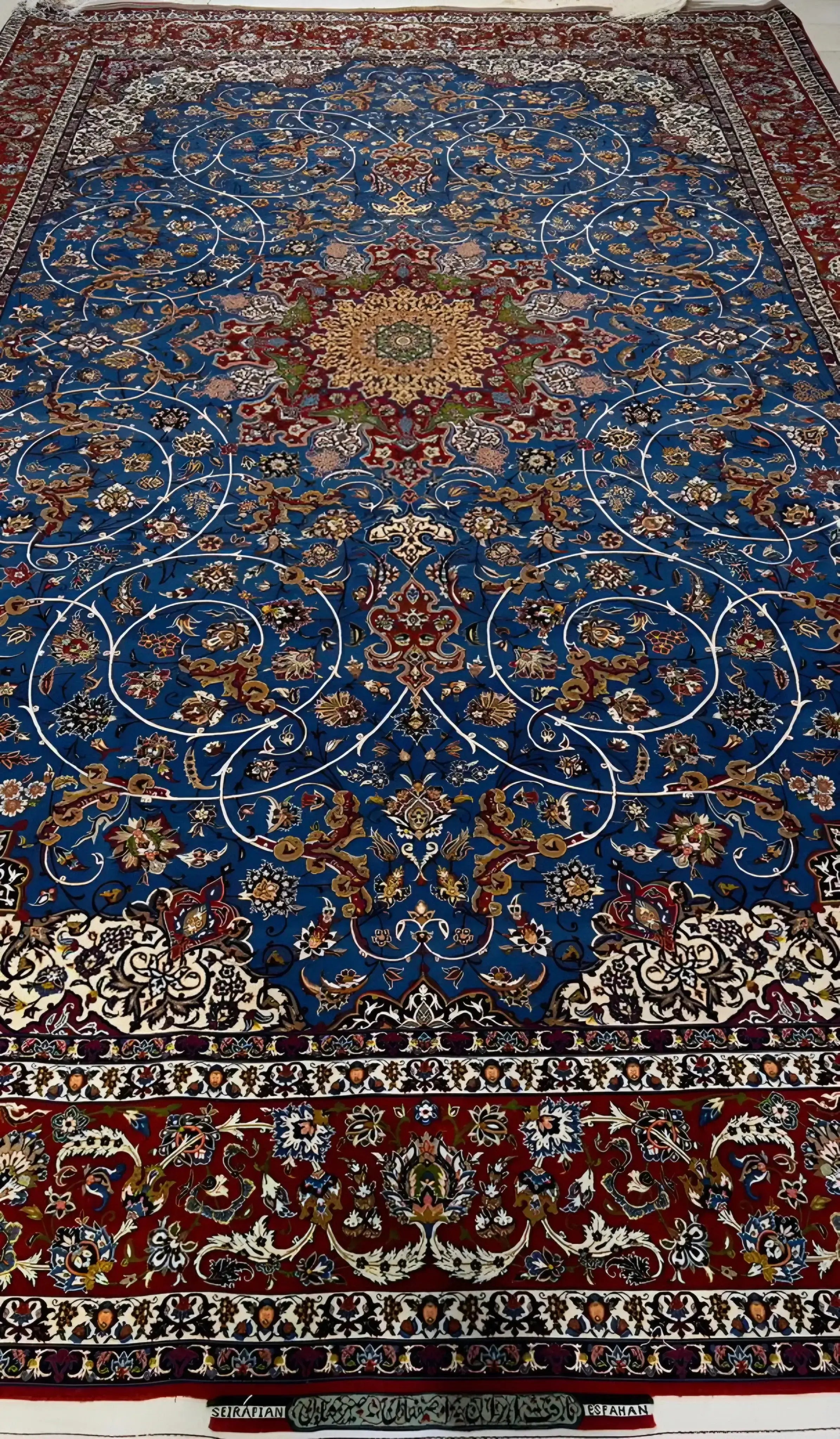 Seirafian Red And Blue Rug