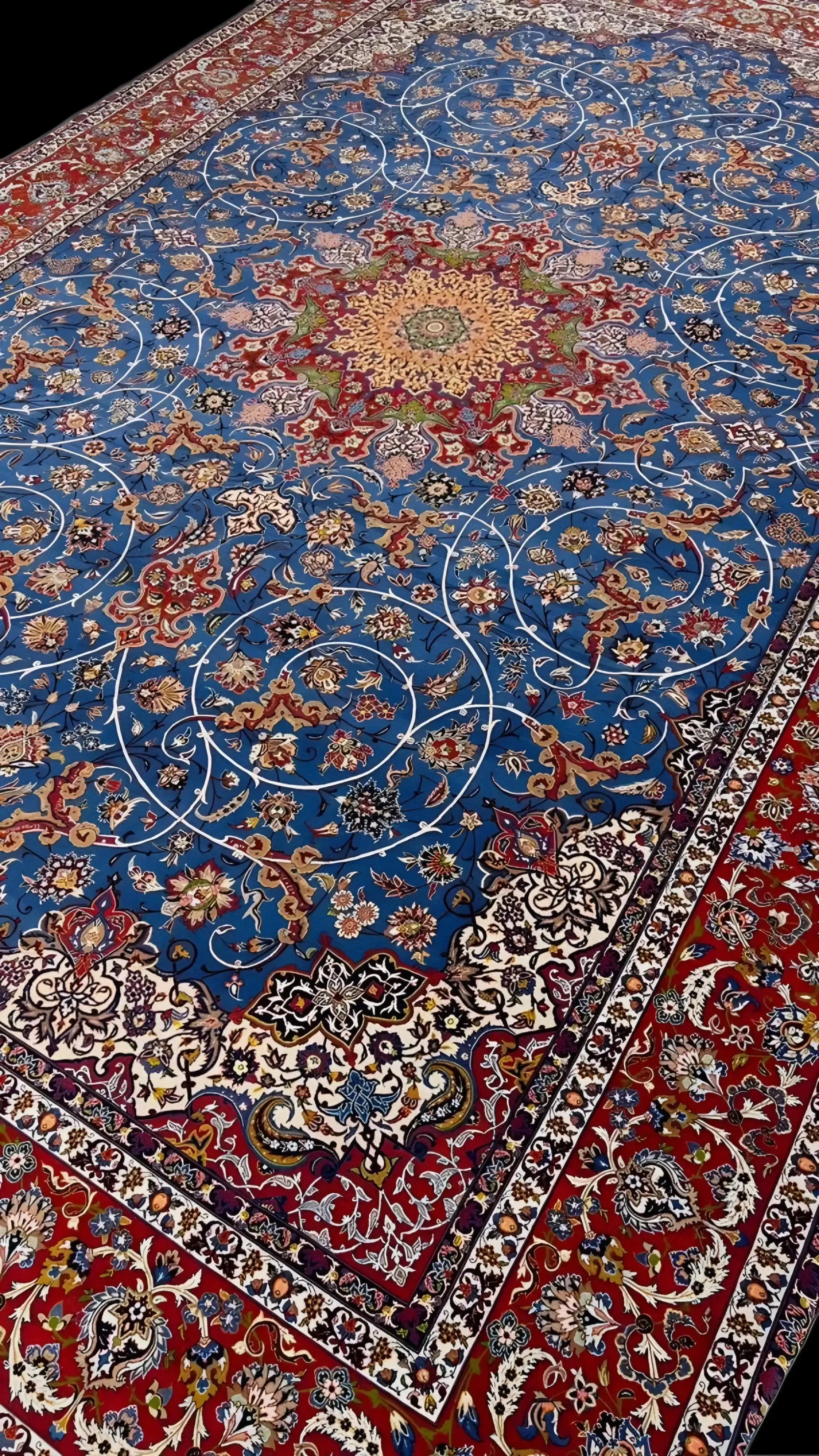 Seirafian Red And Blue Rug